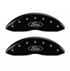 MGP Black Caliper Covers Front & Rear Set For 2011-2019 Ford Explorer