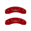 MGP Red Caliper Covers Set For 2010-2017 Ford Expedition XL/XLT/Limited/Platinum