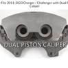 MGP Black R/T Caliper Covers Set For 2011-2023 Dodge Charger & Challenger