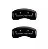 MGP Black Caliper Covers Set For Chevrolet Corvette 97-04 C5 Base/Z06 LS1/LS6