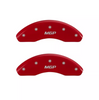 MGP Red Caliper Covers Set For 18-22 Toyota Camry L/LE/SE/XSE/Hybrid 2.5L 3.5L