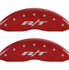 MGP Red Caliper Covers Set For 2005-2010 Dodge Magnum/Charger/Challenger R/T