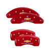 MGP Red Caliper Covers Set For 2017-2021 Chevrolet Bolt EV LT/Premier