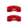MGP Red Caliper Covers Set For 2017-2021 Chevrolet Bolt EV LT/Premier