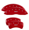 MGP Red Caliper Covers Set For 2014-2018 BMW X5 X6 sDrive35i/xDrive35i/xDrive35d