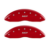 MGP Red Caliper Covers Set For 2014-2018 BMW X5 X6 sDrive35i/xDrive35i/xDrive35d