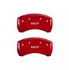 MGP Red Caliper Covers Set For 2014-2018 BMW X5 X6 sDrive35i/xDrive35i/xDrive35d