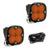 Baja Designs 3" Squadron Pro Factory Amber Work/Scene Beam LED Lights Pair