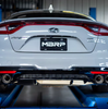 MBRP 4" Carbon Dual Bezel Quad Exhaust Tips For 2018-2022 Kia Stinger GT
