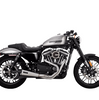 Vance & Hines 2-Into-1 Upsweep Exhaust For 2004-2022 Harley Davidson Sportster