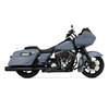 Vance & Hines Power Duals Black Header Exhaust For 09-16 Harley Davidson Touring