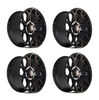 4Play Gen3 4P83 Brushed Black 20x9 Wheel Set For Ford/Dodge/Jeep - 5 Lug