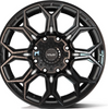 4Play Gen3 4P83 Brushed Black 20x9 Wheel Set For Ford F-250/F-350 - 8 Lug