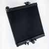 CSF High-Performance Half Radiator Black For 03-07 Mitsubishi Lancer EVO 7/8/9