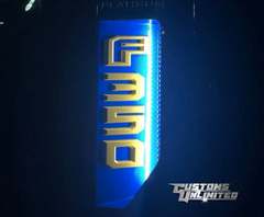 Customs Unlimited LED Fender Badge Kit For 2017-2022 Ford F-250/F-350/F-450/F-550