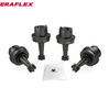 TeraFlex Heavy Duty Ball Joints w/o Knurls Set of 4 For 18-24 Jeep Wrangler JL