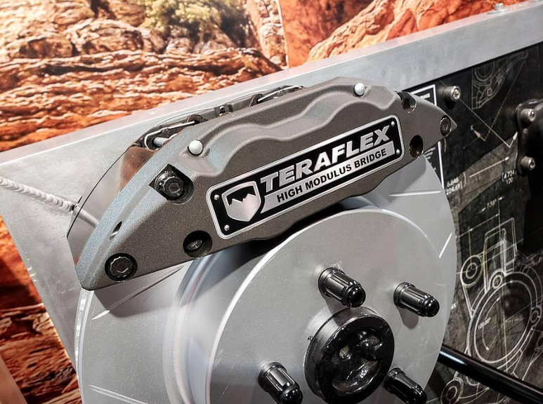 TeraFlex Big Brake Rear Rotors Slotted 14'' x 1.25'' 5x5 For 07-18