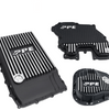 PPE Brushed Trans Pan/Oil Pan/ Rear Diff Cover For 18-21 Ford F150 3.0L 10R80