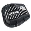 PPE Brushed Deep Trans Pan & Rear Diff Cover For 09-17 Ford F150 6R80 9.75"-12