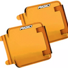 Rigid Dually D-series Pro Flood Beam Led Lights w/Harness + Amber Light Covers