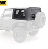 Smittybilt Black Soft Top w/Tinted Windows For 2010-2018 Jeep Wrangler JK 2Dr