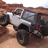 Smittybilt Black Soft Top w/ Tinted Windows For 07-09 For Jeep Wrangler 2 Door