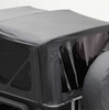 Smittybilt Black Soft Top w/ Tinted Windows For 07-09 For Jeep Wrangler 2 Door