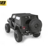 Smittybilt Black Soft Top w/ Tinted Windows For 07-09 For Jeep Wrangler 2 Door