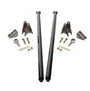 HSP 58" Universal Bolt On Traction Bars for Offset Leaf Spring 4" Axle Ink Black