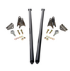 HSP 70" Universal Bolt On Traction Bars For Offset Leaf Spring 4" Axle Ink Black