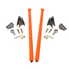 HSP 70" Universal Bolt On Traction Bars For Offset Leaf Spring 4" Axle Orange