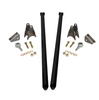 HSP 70" Universal Bolt On Traction Bars For Offset Leaf Spring 4" Axle Black