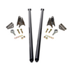 HSP 75" Universal Bolt On Traction Bars For Offset Leaf Spring 4" Axle Ink Black