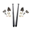 HSP 80" Universal Bolt On Traction Bars For Offset Leaf Spring 4" Axle Black