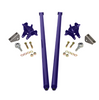 HSP 58" Universal Bolt On Traction Bars for Inline Leaf Spring 4" Axle - Purple