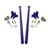 HSP 70" Universal Bolt On Traction Bars For Inline Leaf Spring 4" Axle Purple