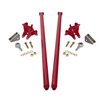 HSP 70" Universal Bolt On Traction Bars For Inline Leaf Spring 4" Axle Cherry