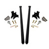 HSP 70" Universal Bolt On Traction Bars For Inline Leaf Spring 4" Axle Black