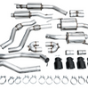 AWE Tuning Touring Edition Exhaust w/ Black Tips For 20–24 Ford Explorer ST 3.0L