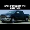 Borla ATAK 3'' Cat-Back Exhaust w/ Black Tips For 2019-2024 RAM 1500 5.7L V8