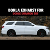 Borla ATAK 2.75'' Catback Exhaust w/ BLK Tips For 18-24 Dodge Durango SRT 6.2L