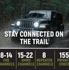 Rugged Radios GMR25 Waterproof GMRS Radio Kit w/ Antenna - Long-Range, IP67, Dual Watch Mode