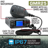 Rugged Radios GMR25 25W Waterproof GMRS Radio Kit w/ Stealth Antenna & Universal Mount