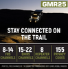 Rugged Radios GMR25 25W Waterproof GMRS Radio Kit w/ Stealth Antenna & Universal Mount