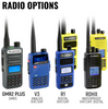 Rugged Radios MOTO MAX GMRS Comm Kit w/ GMR2 PLUS – HD Offroad Cables