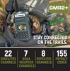 Rugged Radios Adventure Pack Dual Grey GMR2 PLUS GMRS/FRS 2-Way Handheld Radios w/ XL Batteries & Long-Range Antennas