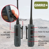 Rugged Radios Adventure Pack Dual Grey GMR2 PLUS GMRS/FRS 2-Way Handheld Radios w/ XL Batteries & Long-Range Antennas