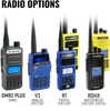 Rugged Radios MOTO MAX Comm Kit HD Offroad Cables w/ R1 (Blue) - Business Band Radio – HD Offroad Cables