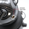 Rugged Radios AlphaBass Carbon Fiber Headset for STEREO and OFFROAD Intercoms Behind The Head