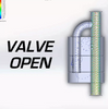 Valvetronic Designs 2.5" T-Style Valved Muffler Kit Dual Outlet - Universal